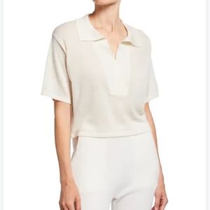 Everlane Short Sleeve Cropped Sweater